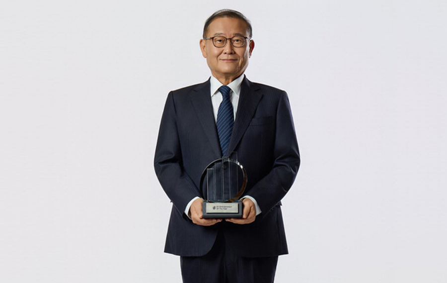 EY 최우수 기업가상 시상식, 정몽원 HL그룹 회장, 최고 영예 '마스터(Master)상' 수상