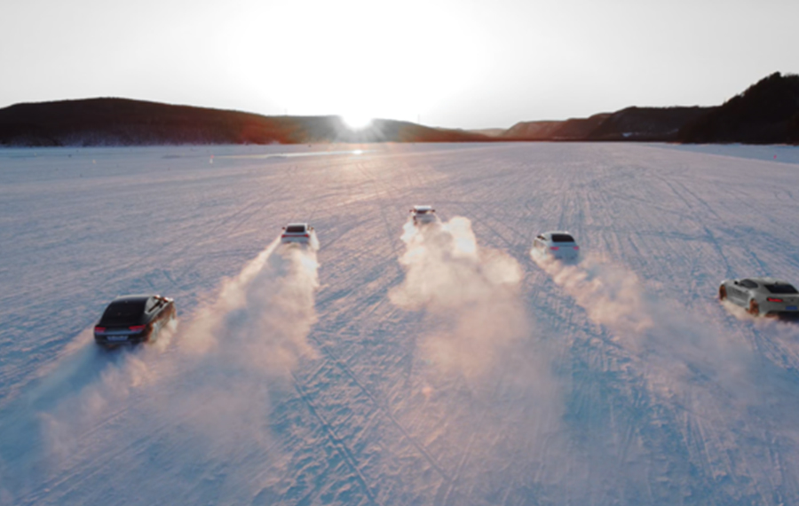 눈밭서도 매끄럽게 풀악셀 유턴…혹한 뚫은 HL만도 미래차