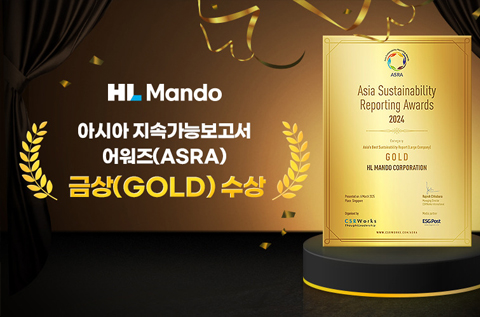 HL만도, 제 10회 아시아 지속가능보고서 어워즈 금상 수상